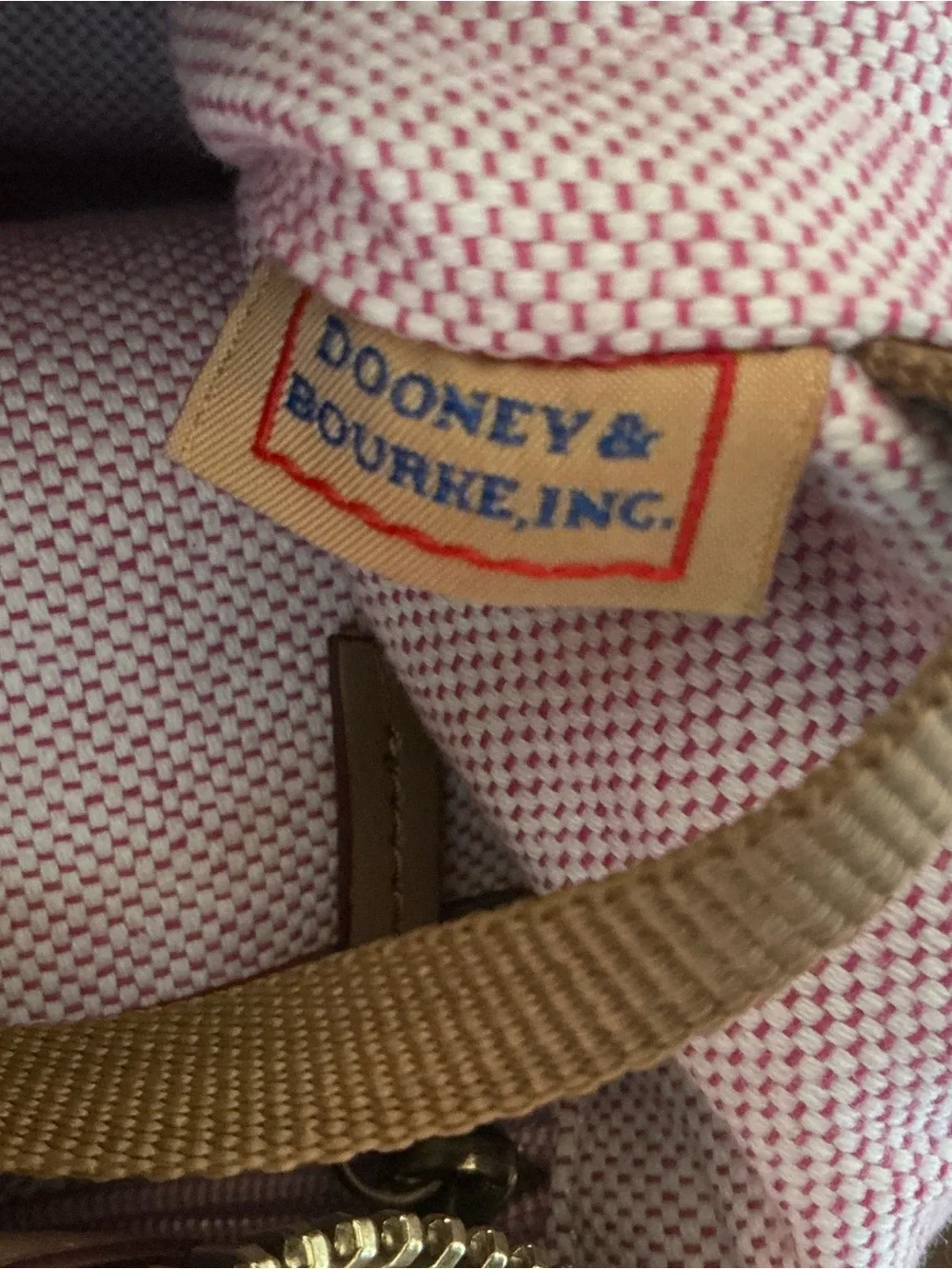 Dooney & Bourke smooth leather large hobo handbag mustard brown leather large